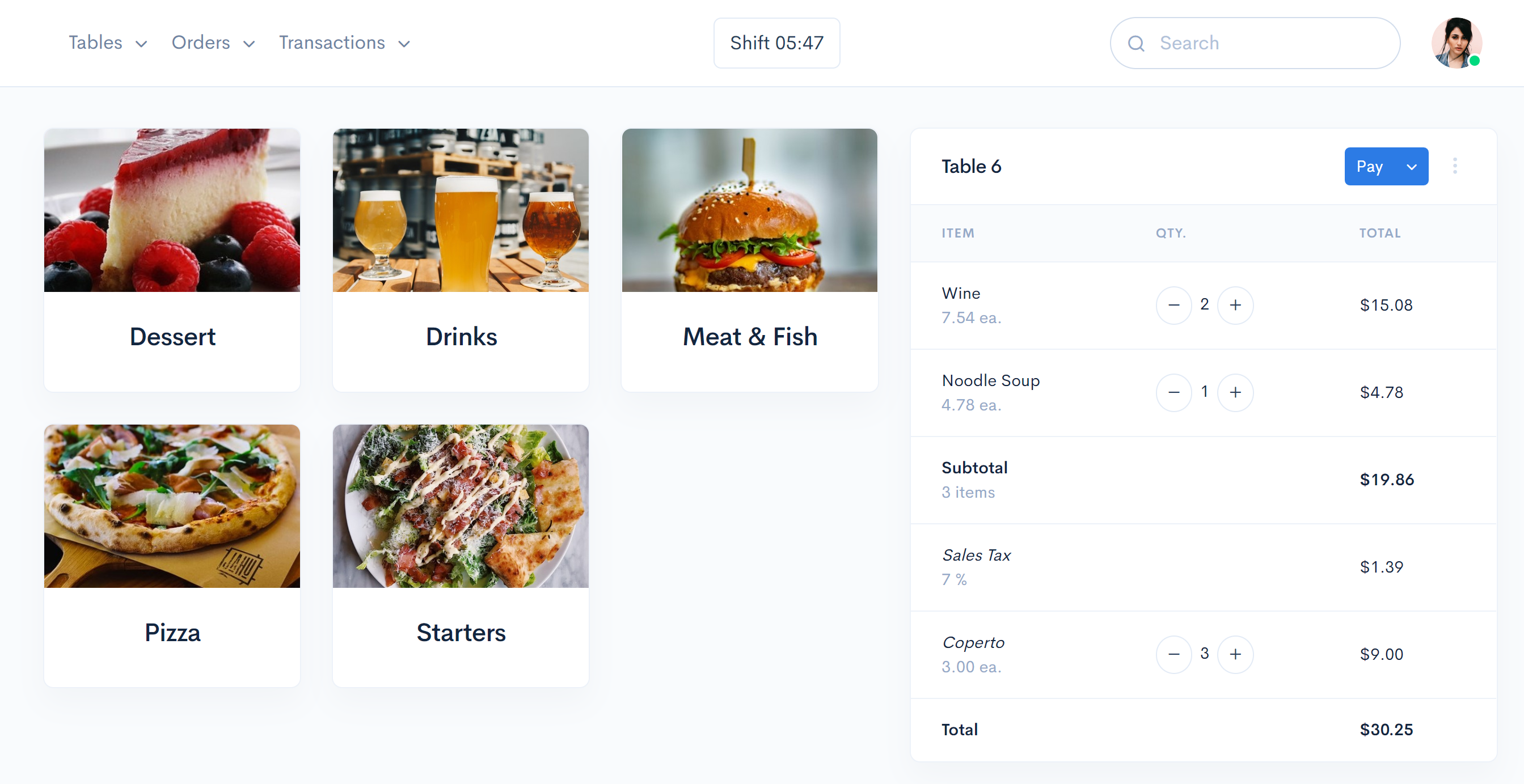Restaurant POS Manage Orders from any iOS Phone or Tablet  by Atavoli.